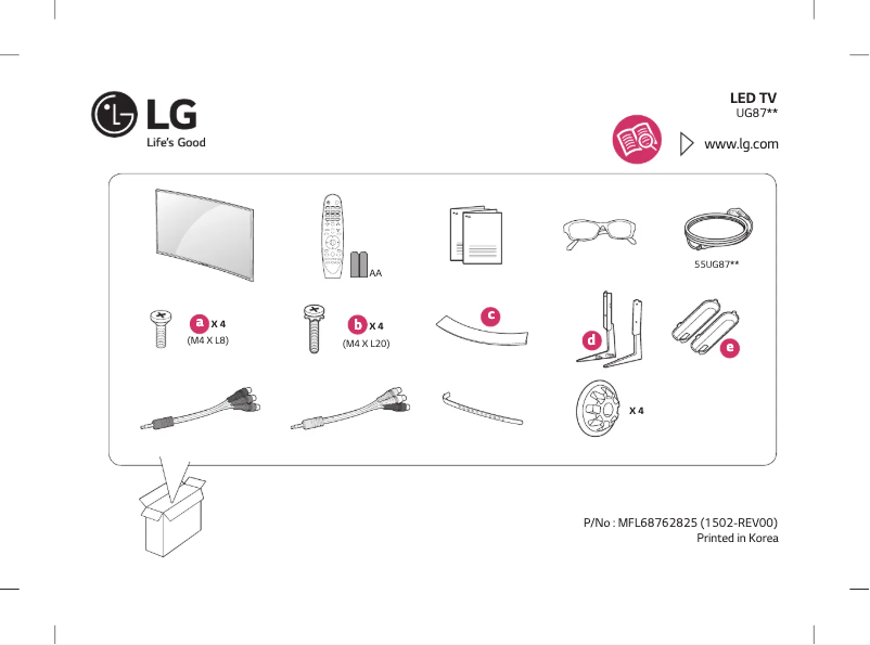 Página 1 del manual Manual de usuario LG 55UG870Y