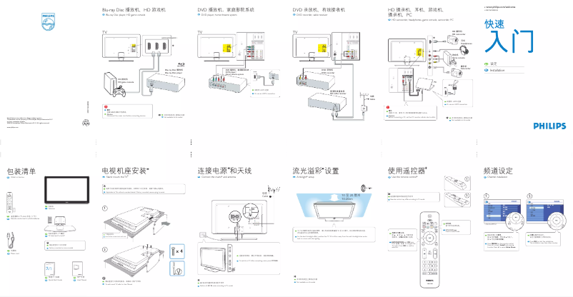 Image de la première page du manuel de l'appareil 47PFL7403