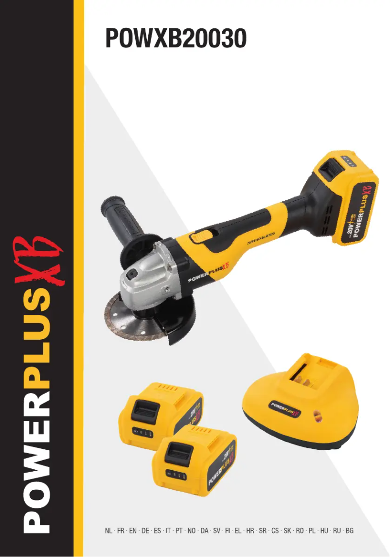 Page 1 de la notice Manuel utilisateur PowerPlus POWXB20030