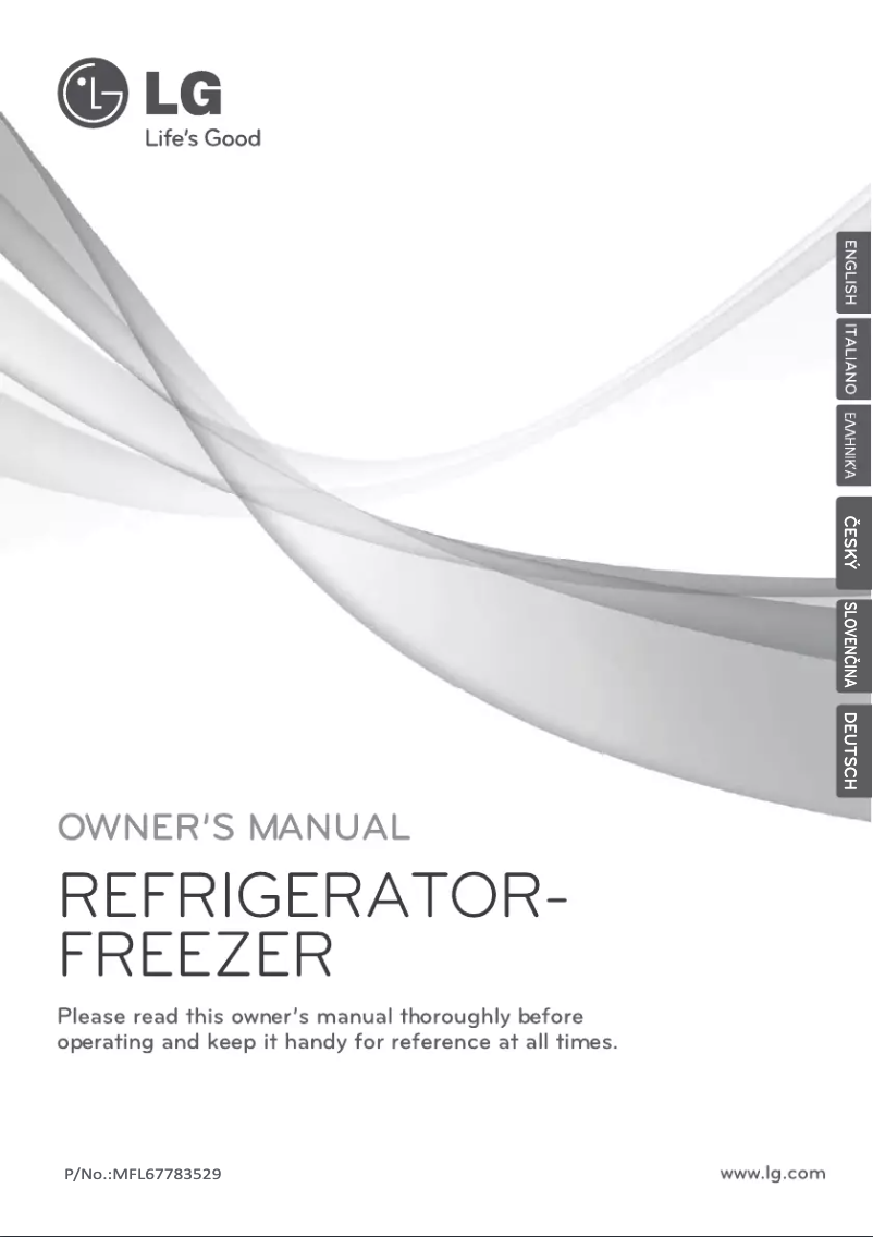 Page n°1 - Manuel utilisateur LG GBB548NSQZB