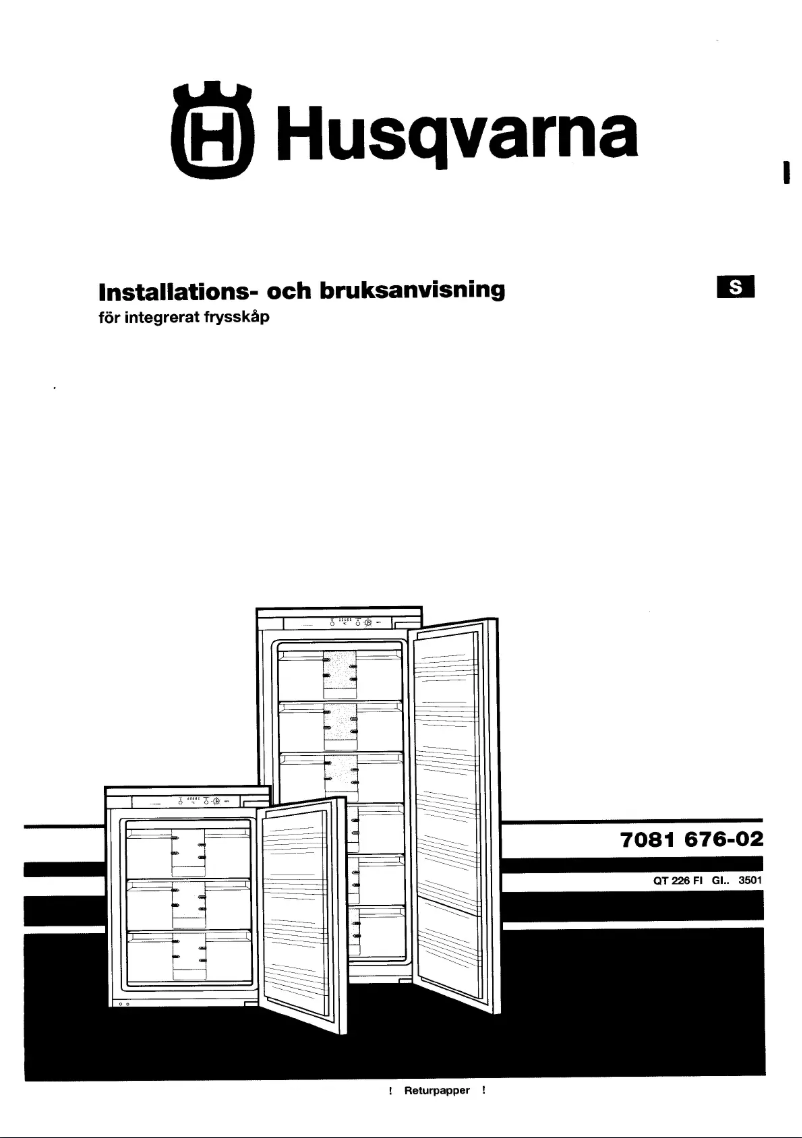 First page image of the manual for QT226FI