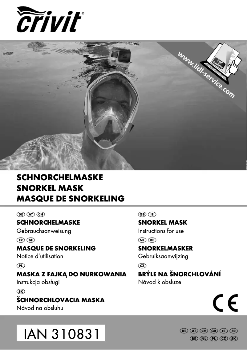 Page 1 de la notice Manuel utilisateur Crivit IAN 310831
