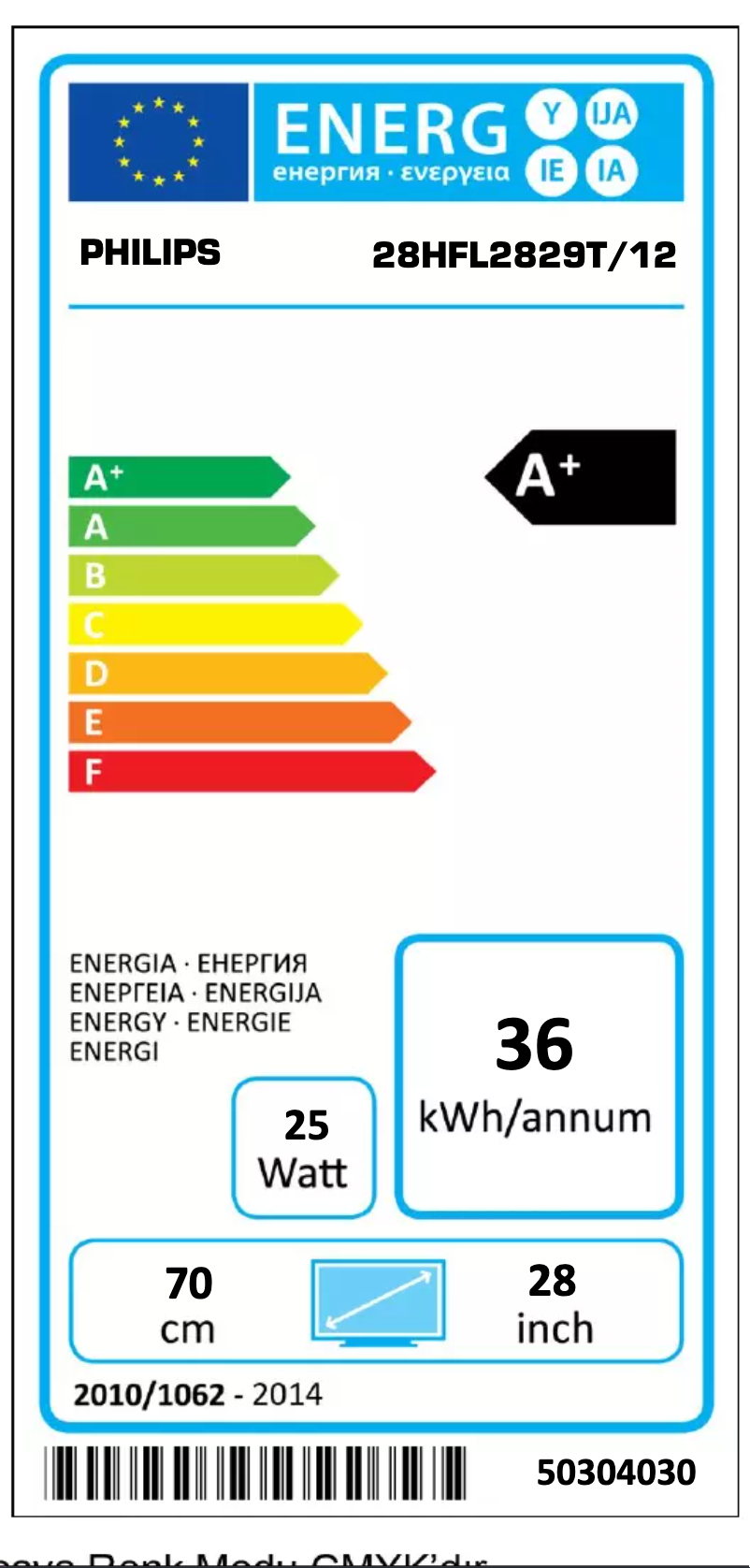 Image de la première page du manuel de l'appareil 28HFL2829T