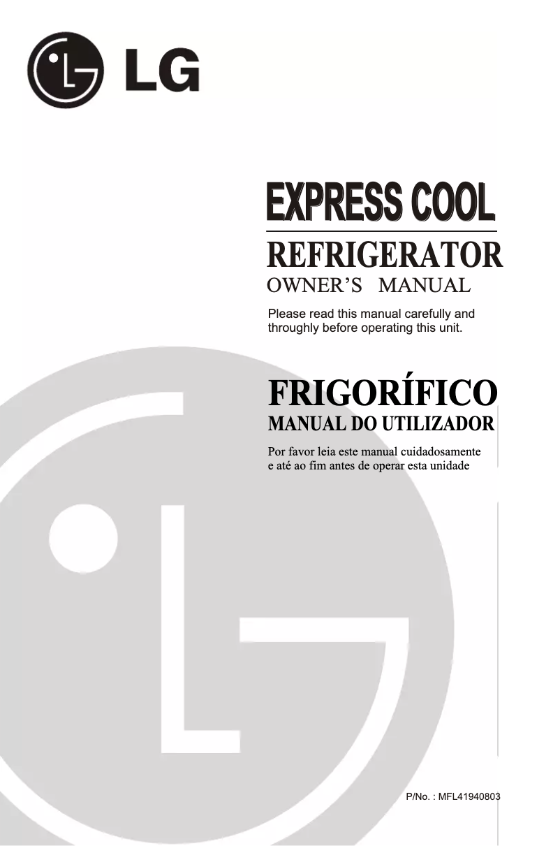 Imagen de la primera página del manual del dispositivo GL-239GMRX