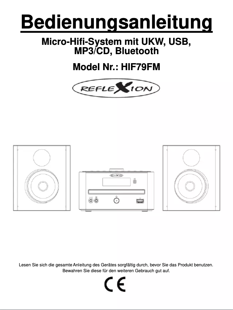 Page 1 de la notice Manuel utilisateur Reflexion HIF79FM