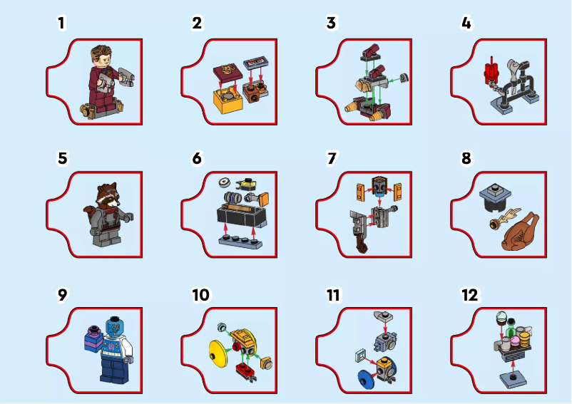 Page 1 de la notice Manuel utilisateur Lego Marvel 76231