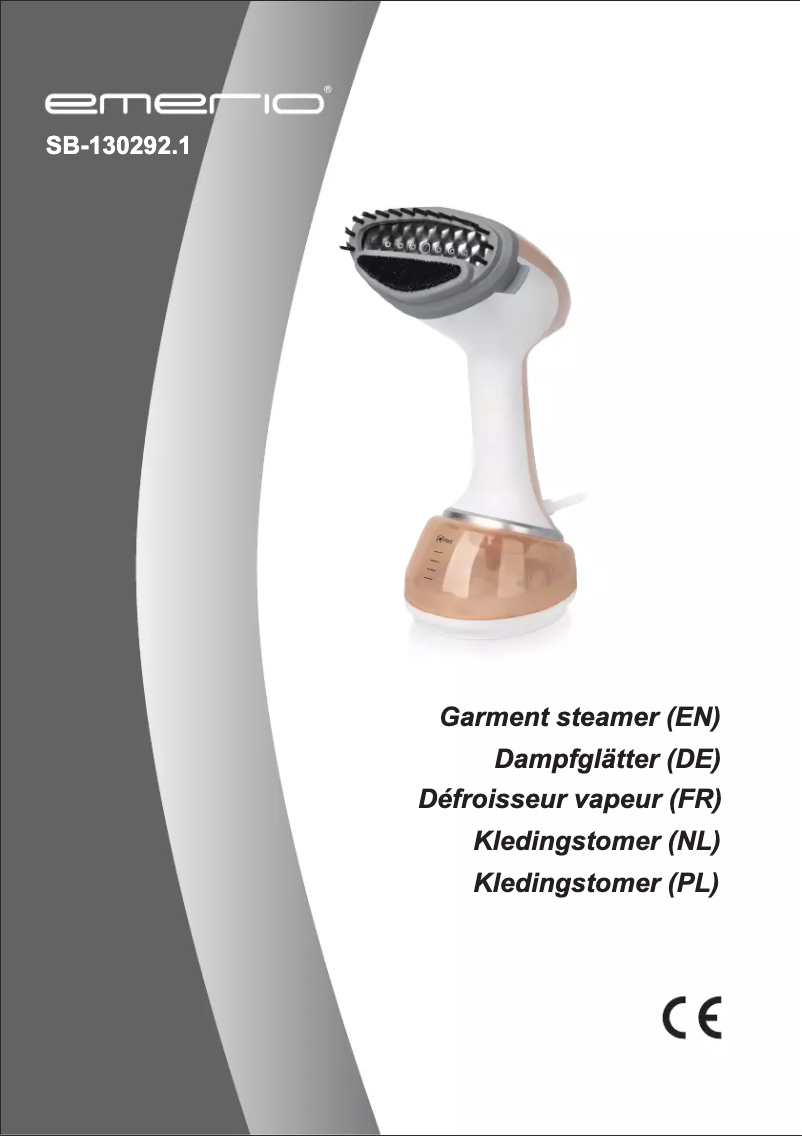 Page n°1 - Manuel utilisateur Emerio SB-130292.1