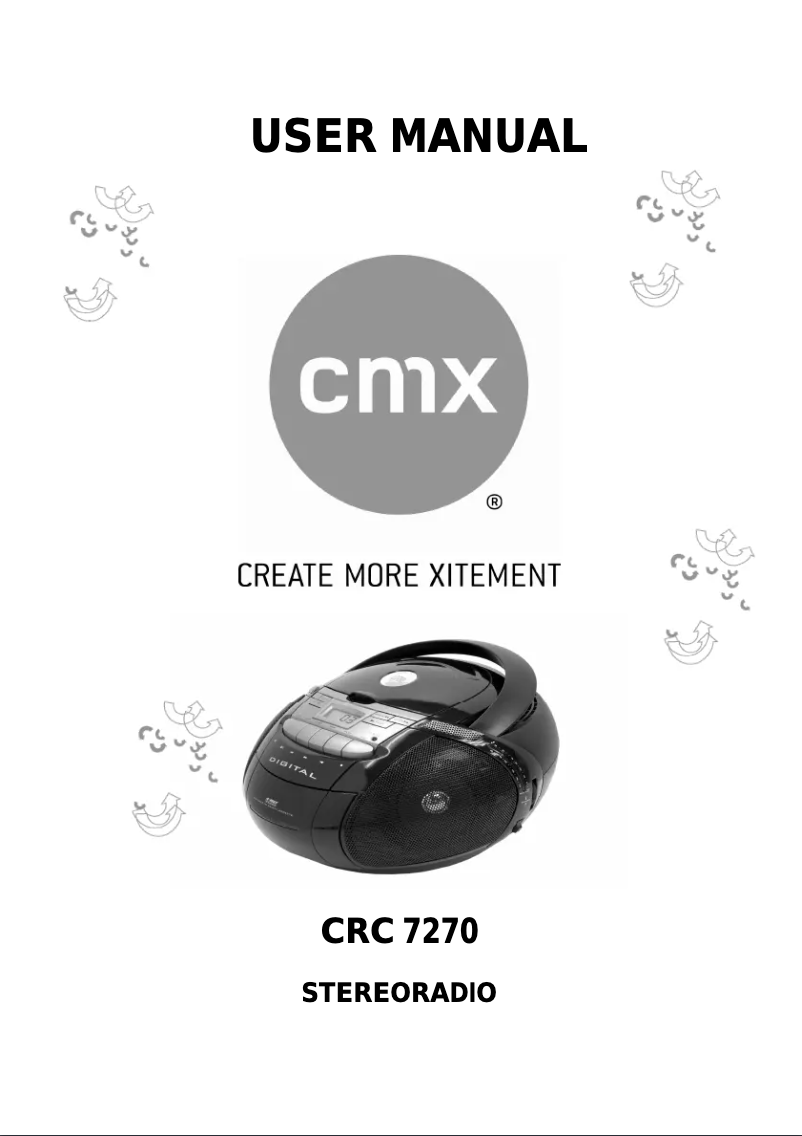 Image de la première page du manuel de l'appareil CRC 7270