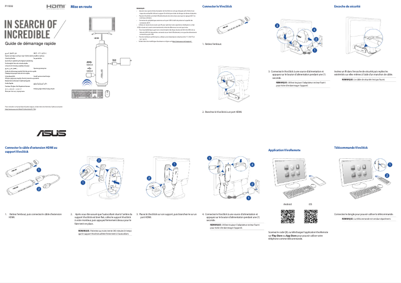 Page n°1 - Manuel utilisateur Asus VivoStick TS10