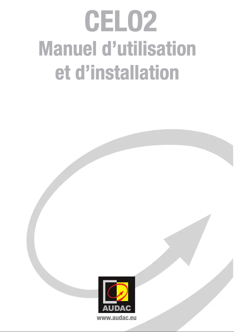 Página 1 del manual Manual de usuario Audac CELO2