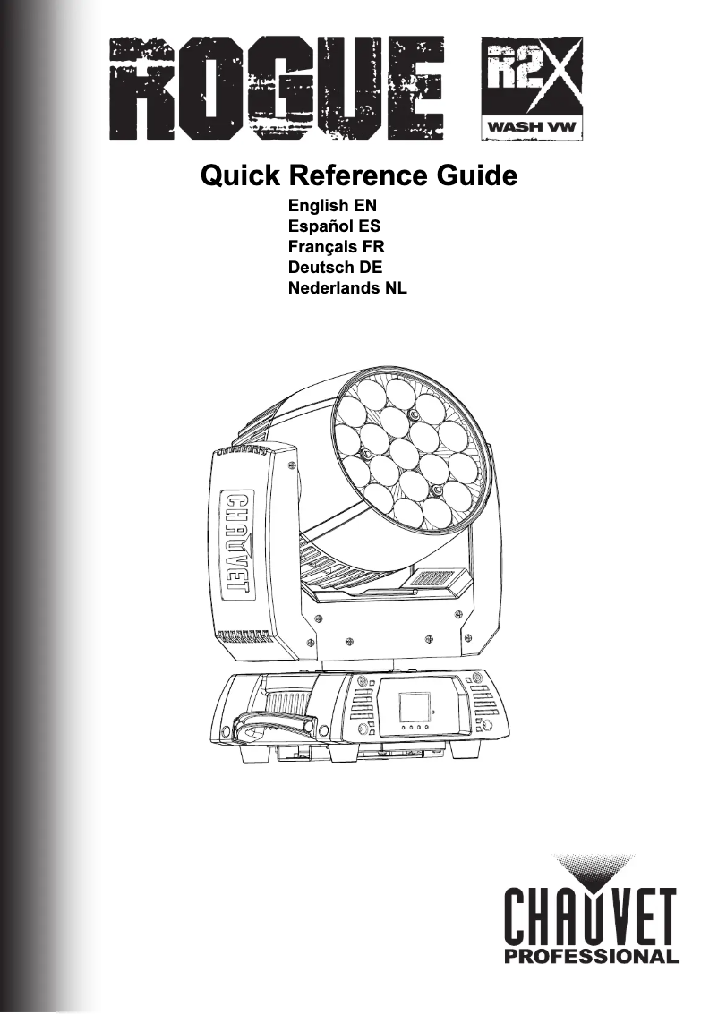 Image de la première page du manuel de l'appareil Rogue R2X Wash VW