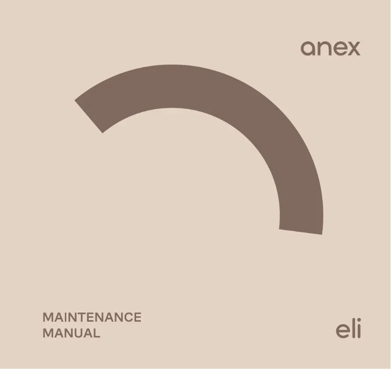Page n°1 - Manuel utilisateur Anex Eli