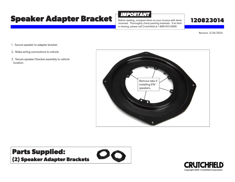 Image de la première page du manuel de l'appareil 82-3014