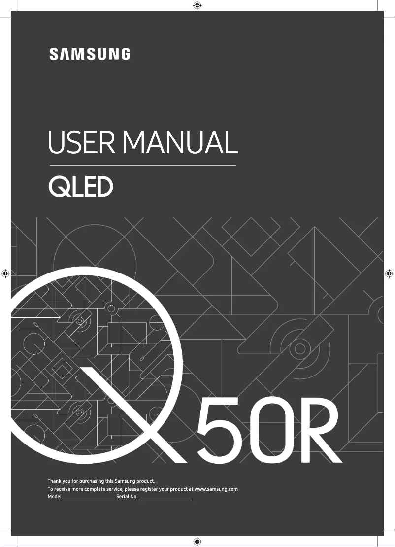 Page n°1 - Manuel utilisateur Samsung GQ32Q50RGU