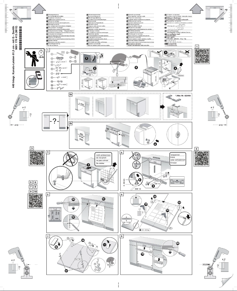Page n°1 - Guide d'installation Siemens SR556S00TD