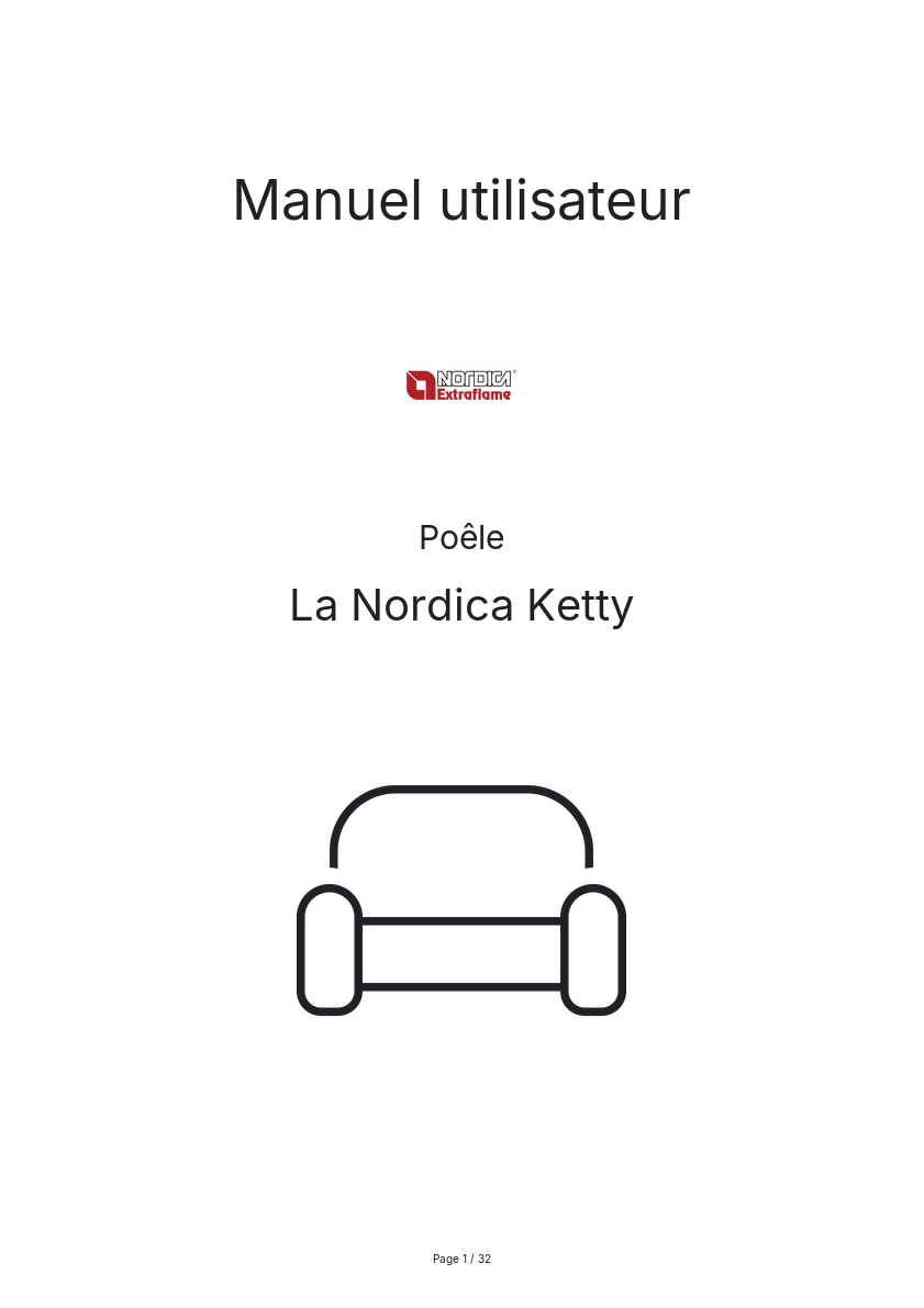 Image de la première page du manuel de l'appareil Ketty