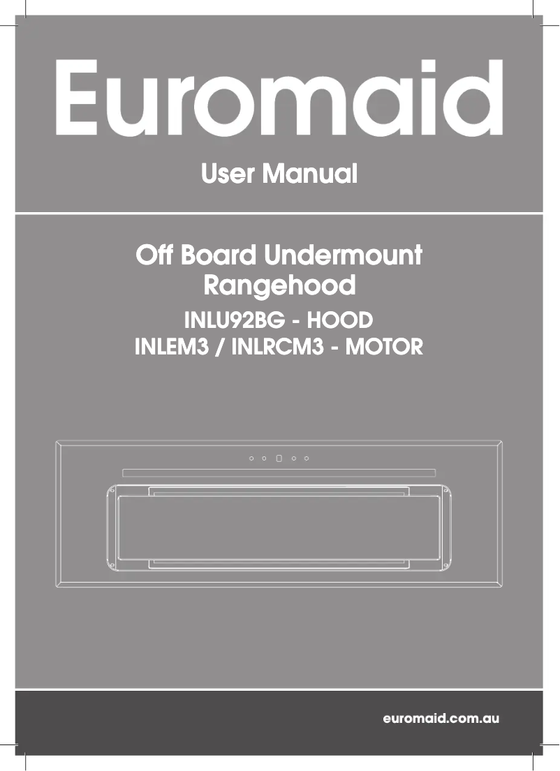 Page 1 de la notice Manuel utilisateur Euromaid INLU92