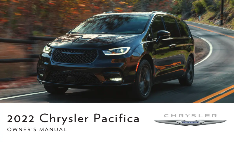 Image de la première page du manuel de l'appareil Pacifica (2022)