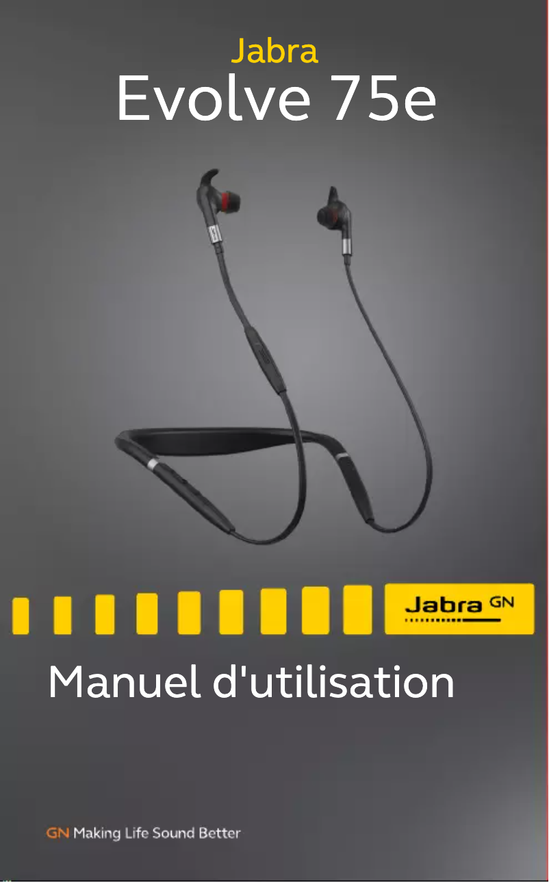 Página 1 del manual Manual de usuario Jabra Evolve 75e