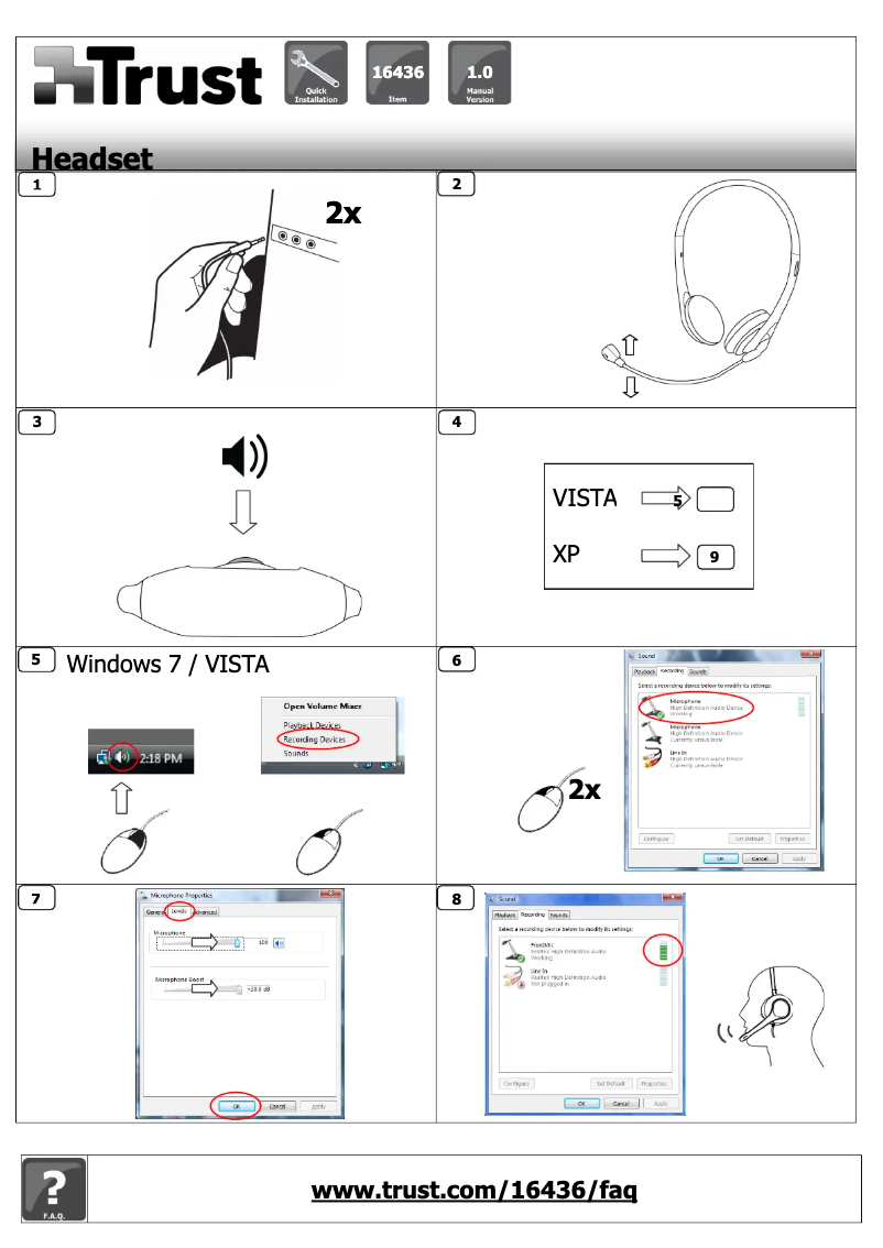 Image de la première page du manuel de l'appareil Chat Headset