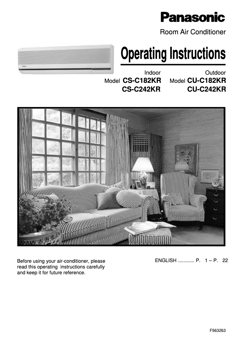 Página 1 del manual Manual de usuario Panasonic CU-C182KR