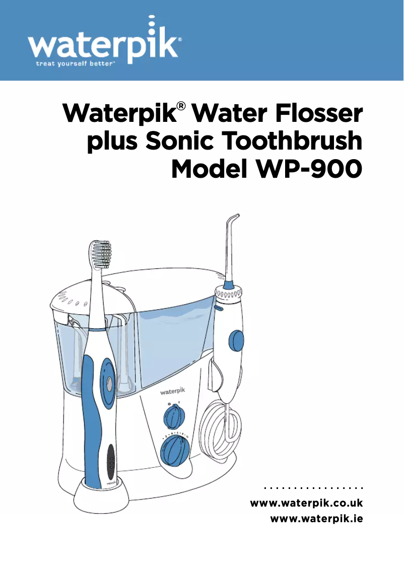 Page 1 de la notice Manuel utilisateur Waterpik Complete Care WP-900