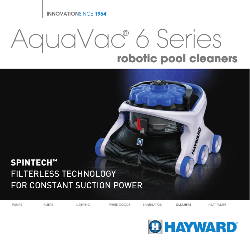 Image de la première page du manuel de l'appareil AquaVac 650