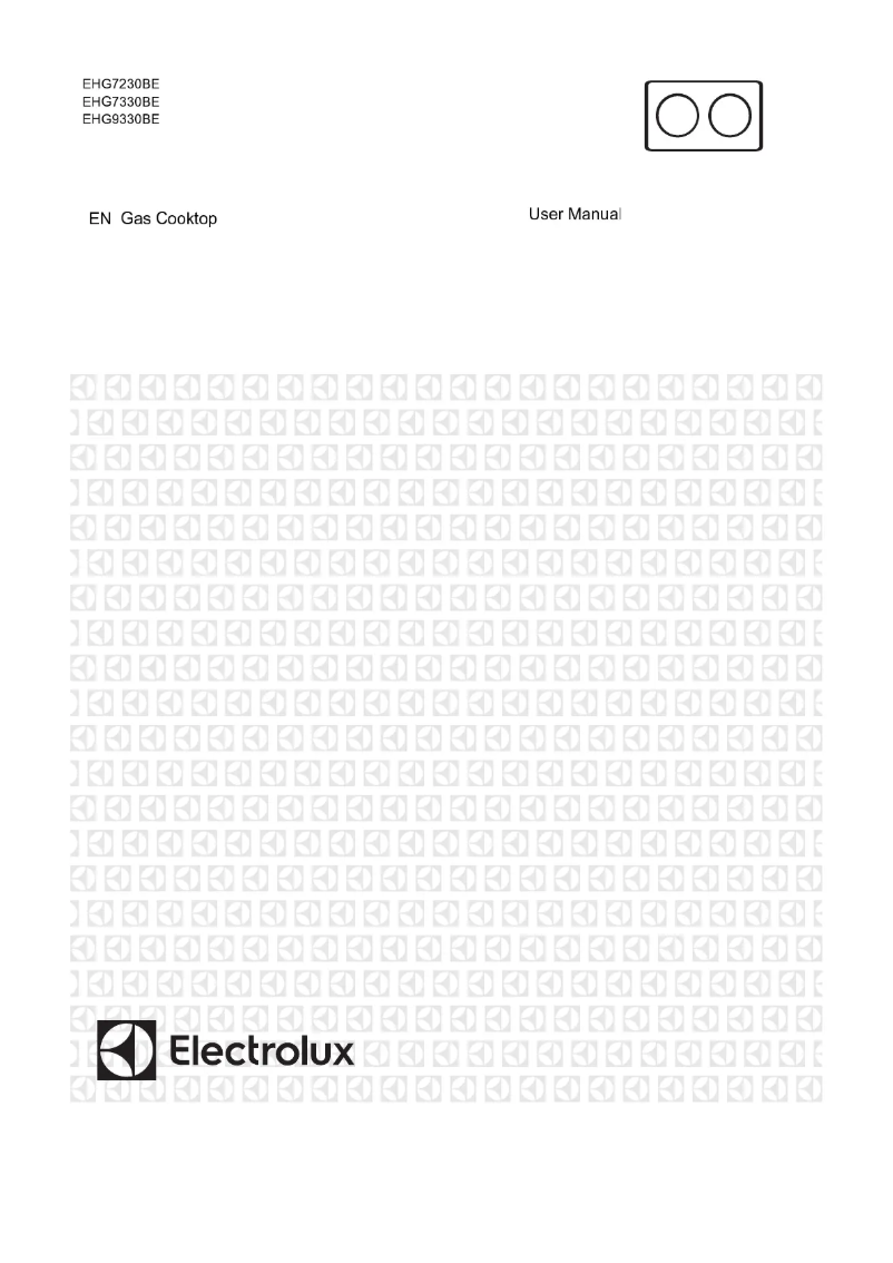Page 1 de la notice Manuel utilisateur Electrolux EHG7230BE