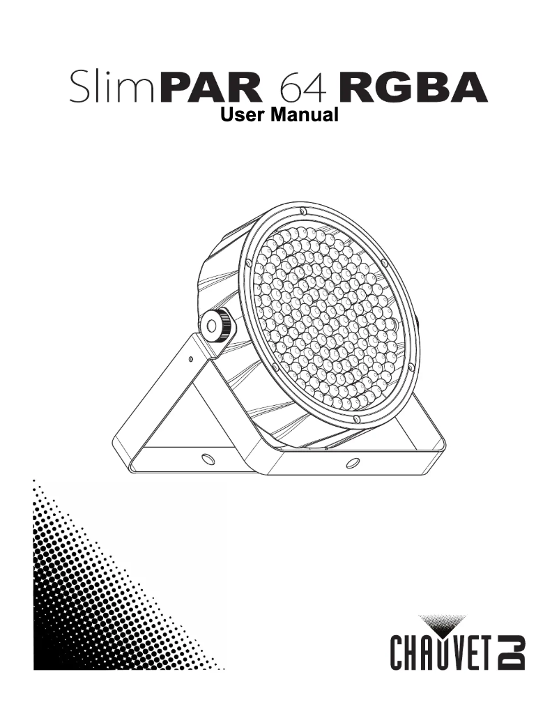 Image de la première page du manuel de l'appareil SlimPAR 64 Wash