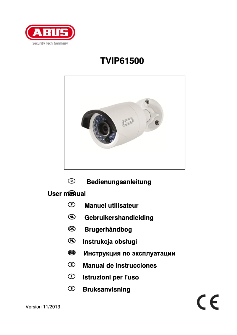 Image de la première page du manuel de l'appareil TVIP61500