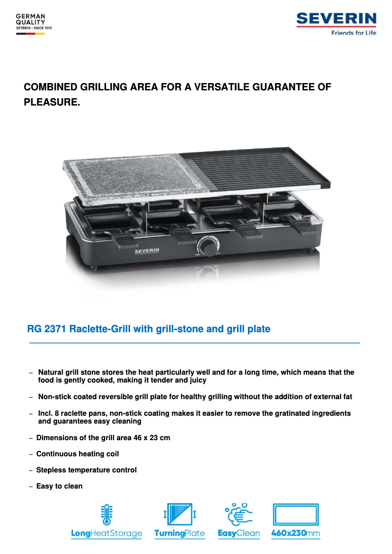 Image de la première page du manuel de l'appareil RG 2371