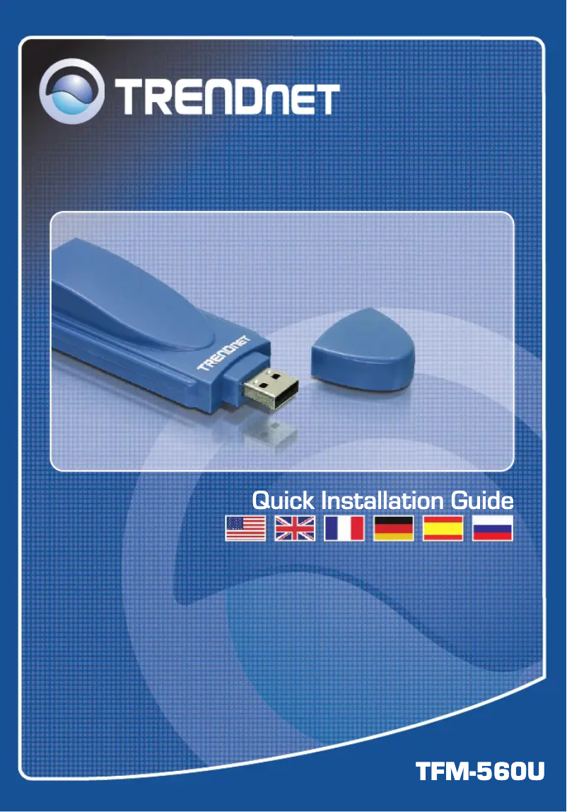 Image de la première page du manuel de l'appareil TFM-560U