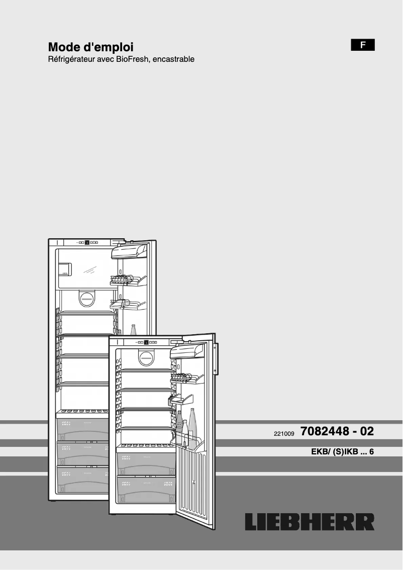 Page n°1 - Manuel utilisateur Liebherr IKB 2624 Premium
