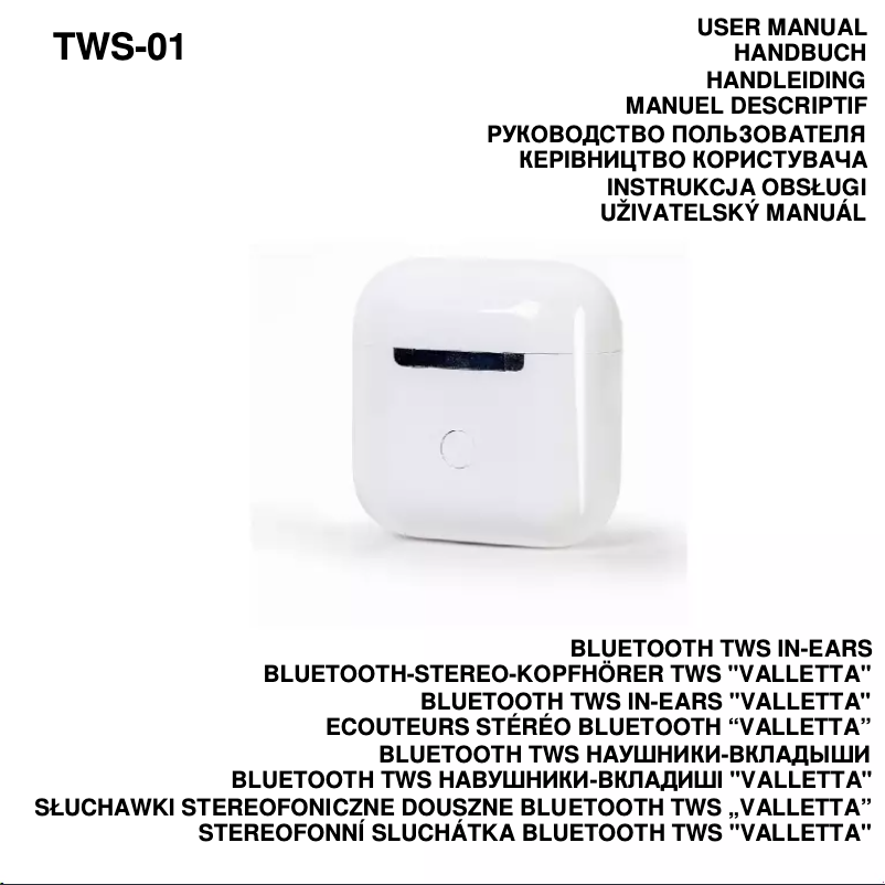Page n°1 - Manuel utilisateur GMB Audio Teddy TWS-01