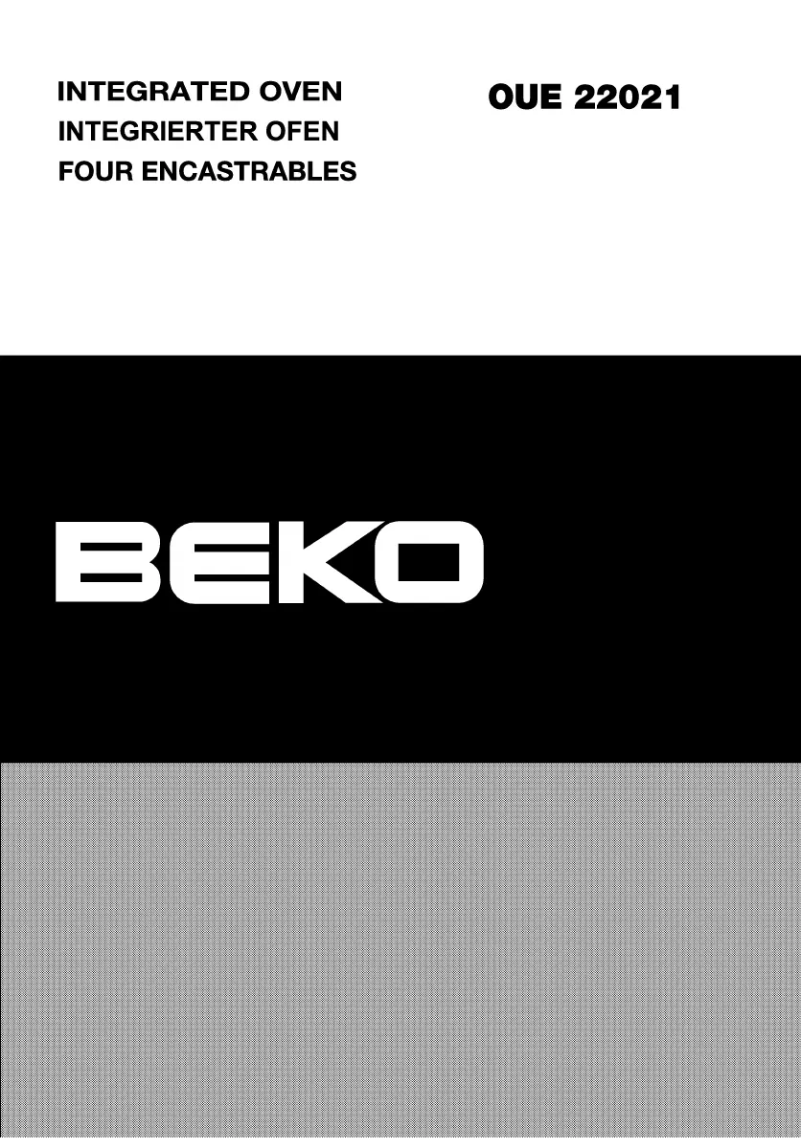 Page 1 de la notice Manuel utilisateur Beko OUE 22021 X