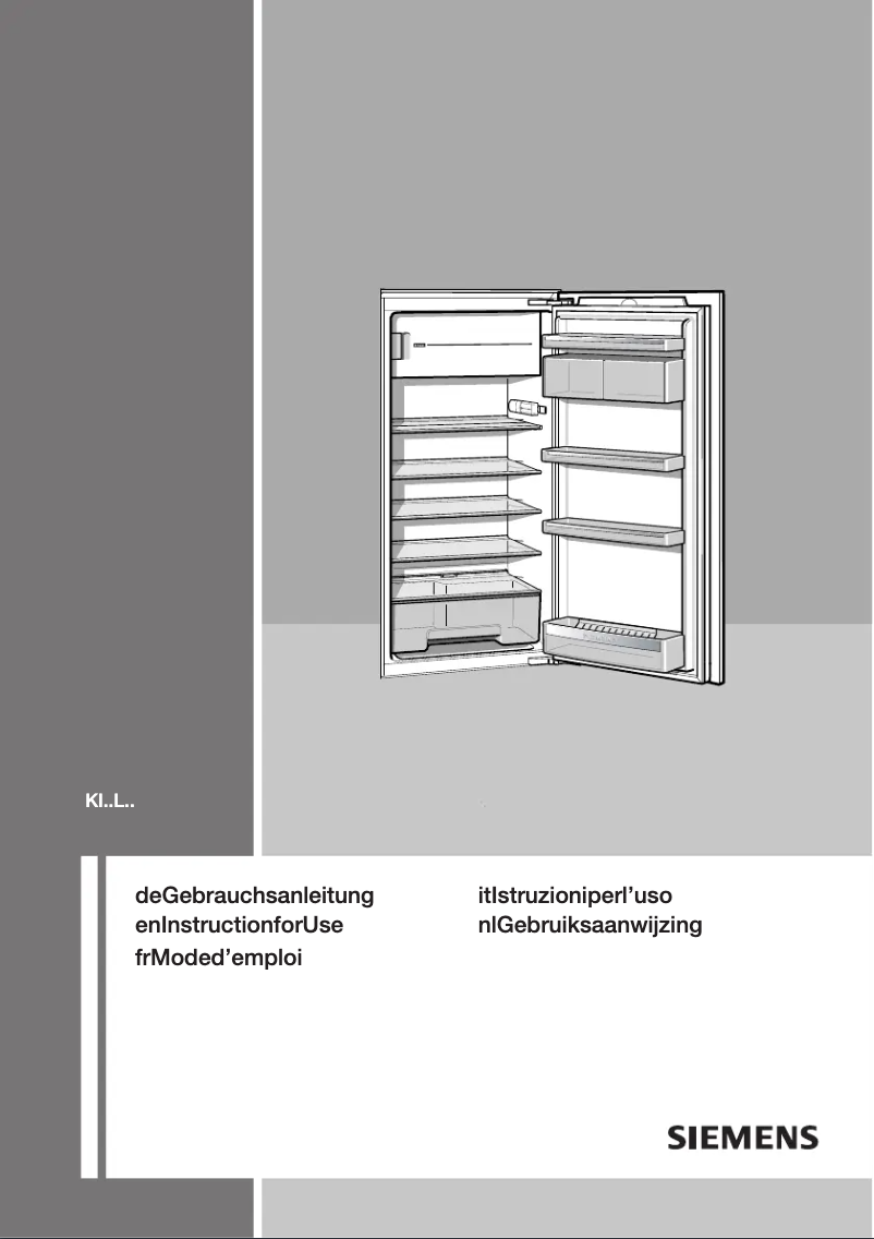 Image de la première page du manuel de l'appareil KI20LA60