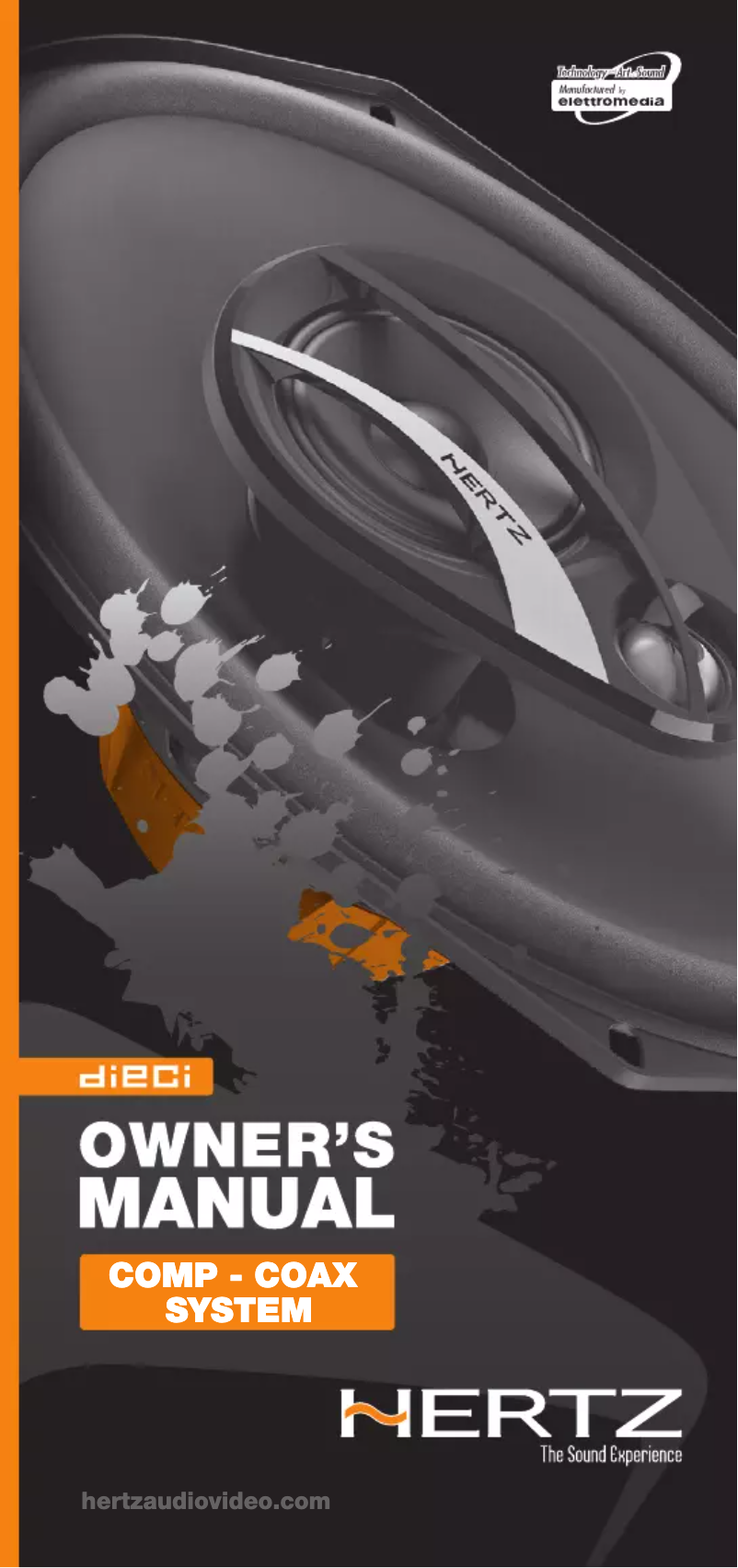 Página 1 del manual Ficha técnica Hertz Dieci DSK 160.3