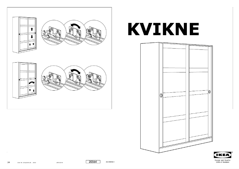 Imagen de la primera página del manual del dispositivo KVIKNE
