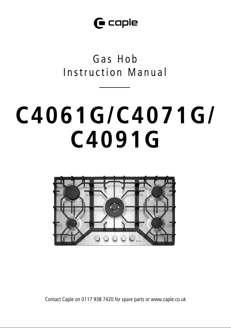 Image de la première page du manuel de l'appareil C4071G