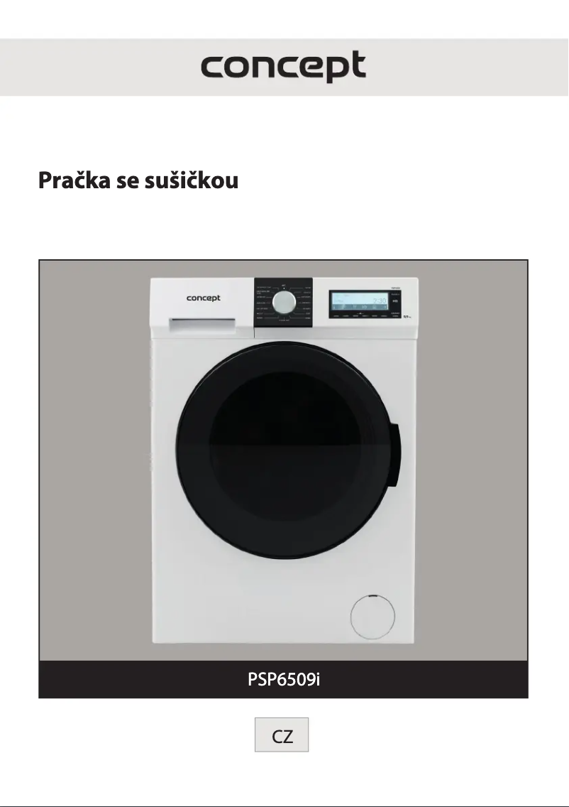 Page n°1 - Manuel utilisateur Concept PSP6509i