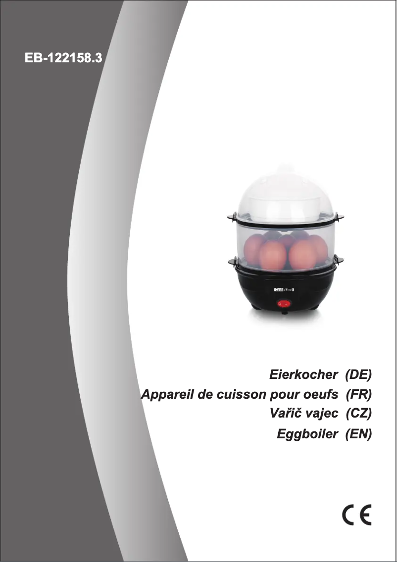 Imagen de la primera página del manual del dispositivo EB-122158.3