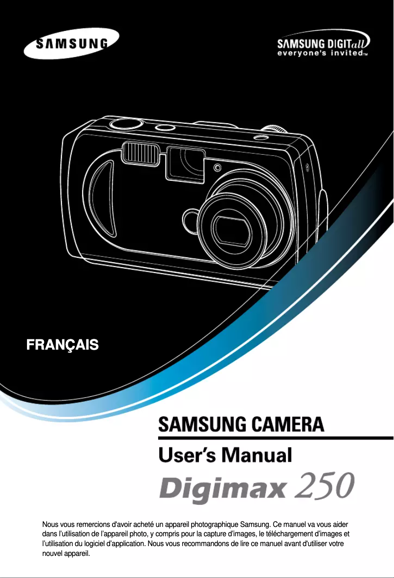 Página 1 del manual Manual de usuario Samsung Digimax 250