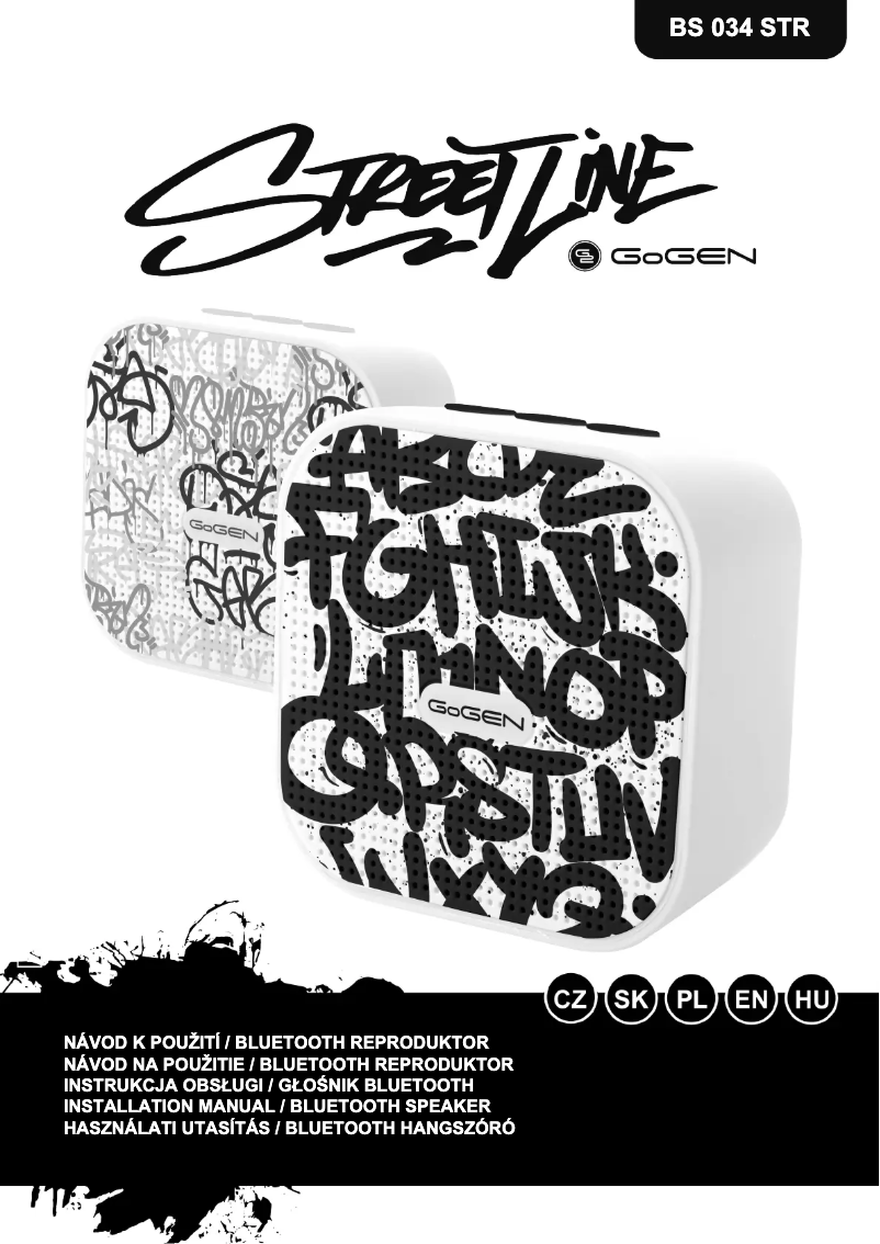 Image de la première page du manuel de l'appareil BS 034STRB