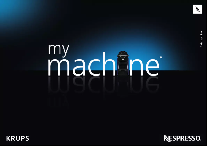 Page 1 de la notice Manuel utilisateur Krups Nespresso Pixie YY4146FD