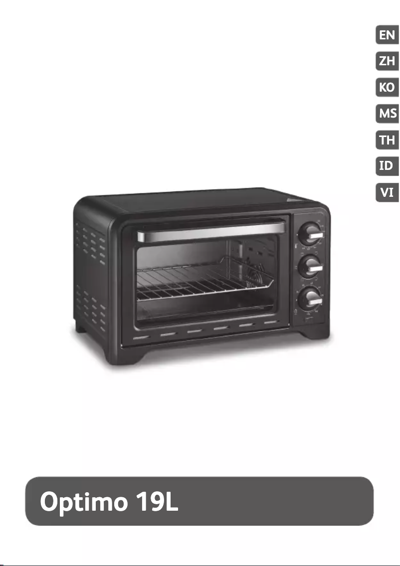 Page n°1 - Manuel utilisateur Tefal Optimo 19L OF4448