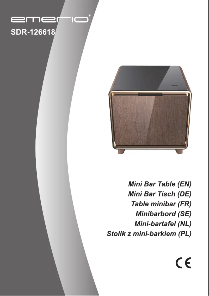 Page n°1 - Manuel utilisateur Emerio SDR-126618