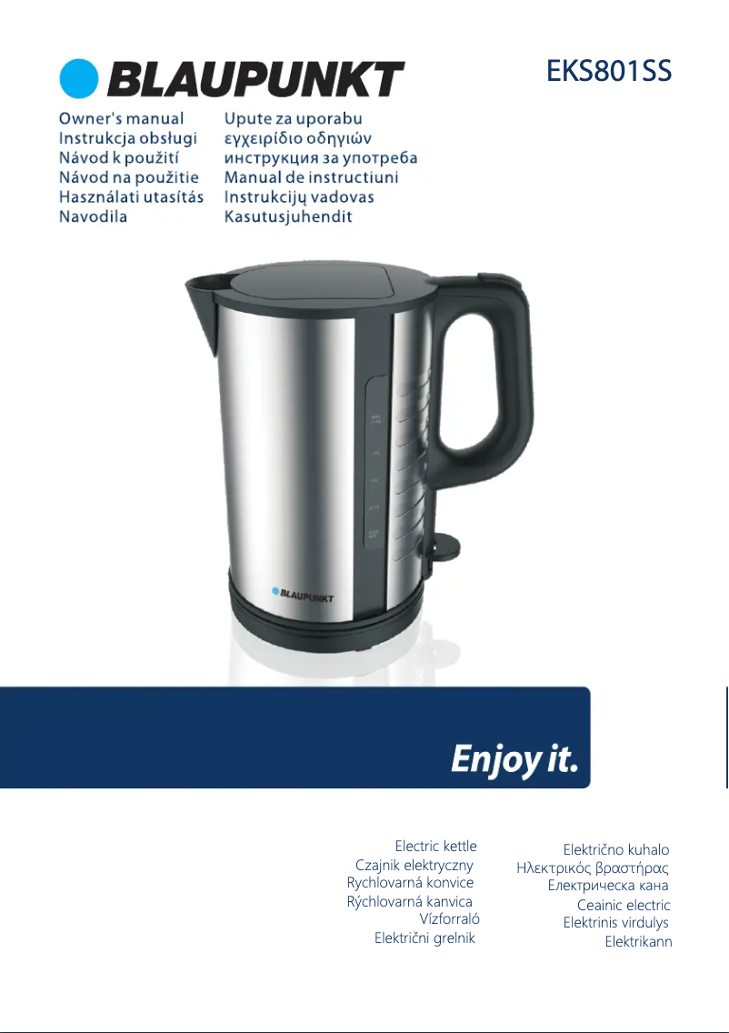 Page n°1 - Manuel utilisateur Blaupunkt EKS801