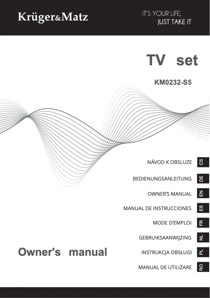 Page 1 de la notice Manuel utilisateur Krüger&Matz KM0232-S5