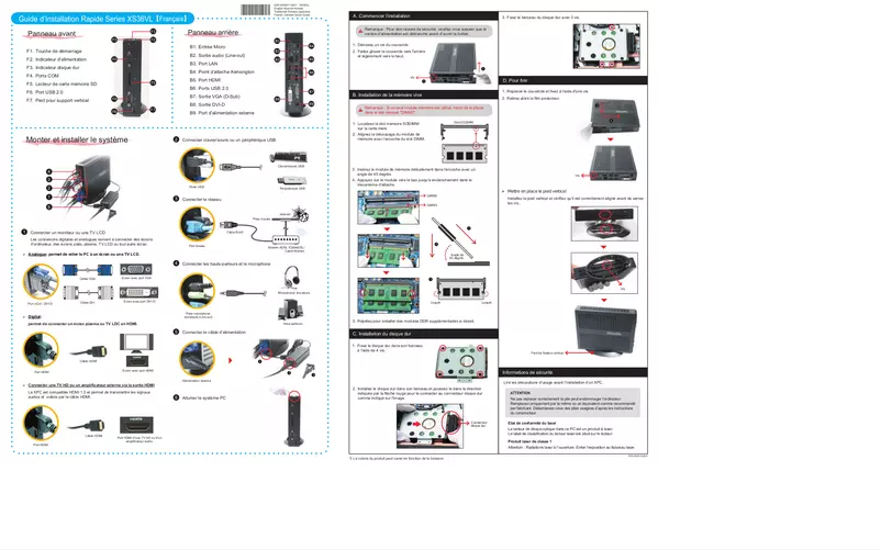 Image de la première page du manuel de l'appareil XS36V-703L