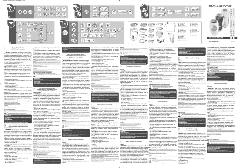 Image de la première page du manuel de l'appareil Soft Sensation EP5720F0